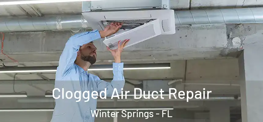  Clogged Air Duct Repair Winter Springs - FL